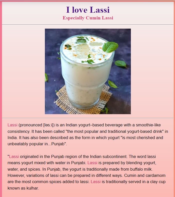 Lassi project preview